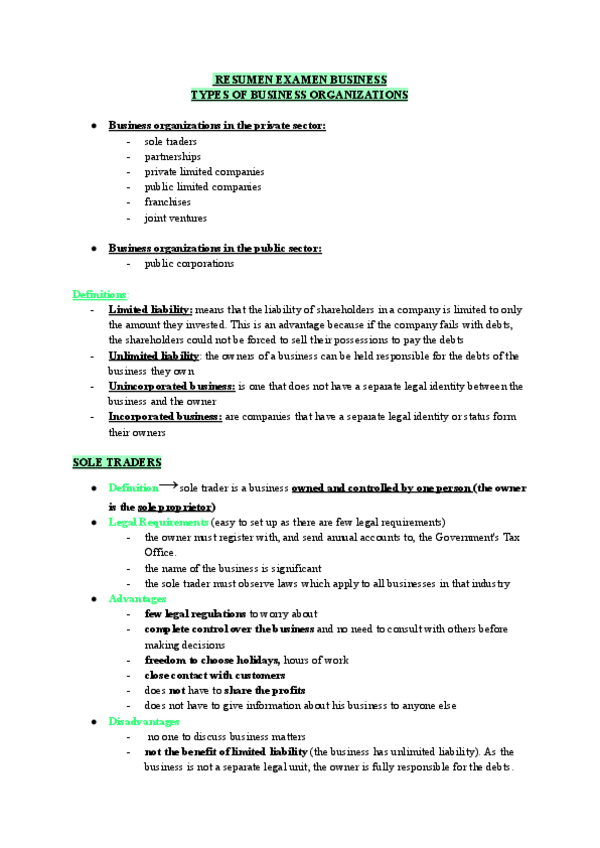 Miniatura del documento Resumen-Examen-Business.-Types-of-business-organization.pdf