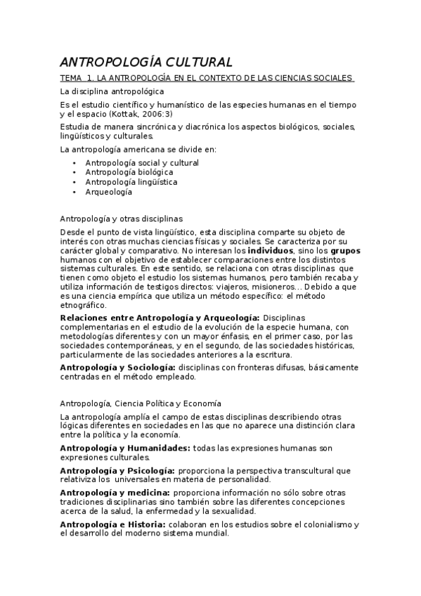 Miniatura del documento Apuntes Antropología 2017-18. 1º Arqueología. Emma Martín y Laura Tobio.docx