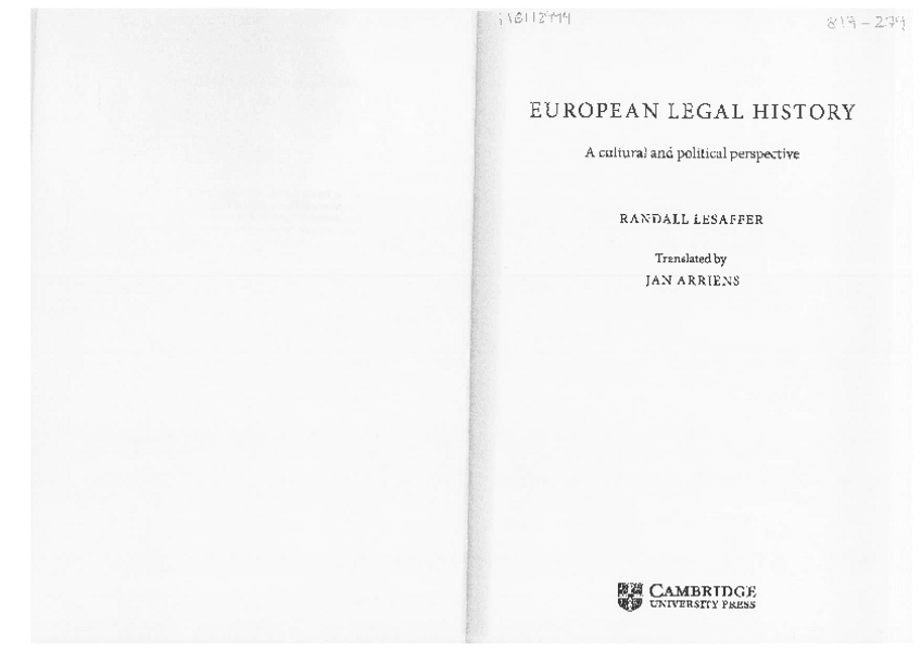 Miniatura del documento Lesafer-Ancient-Roman-Law-T.2.pdf
