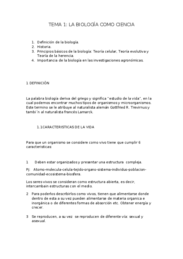 Miniatura del documento Tema 1 Biología como ciencia apuntes.docx
