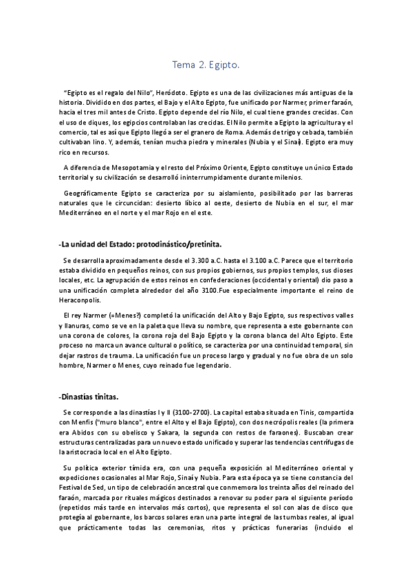 Miniatura del documento Tema-2.-Egipto.-1o-de-Arqueologia..pdf