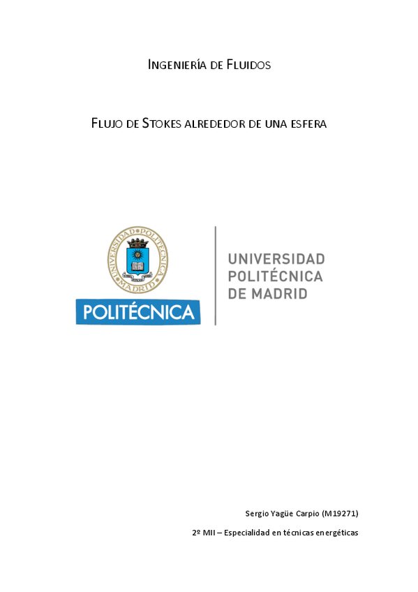 Miniatura del documento 1.1. Trabajo. Flujo de Stokes alrededor de una esfera.pdf