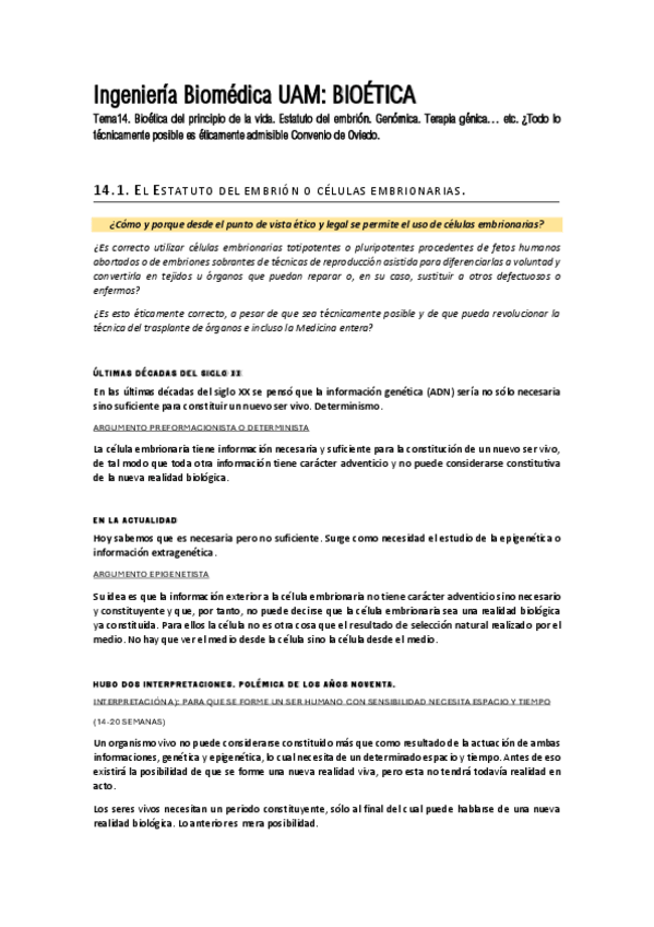 Miniatura del documento Tema14.-Bioetica-del-principio-de-la-vida.-Estatuto-del-embrion.-Genomica.-Terapia-genica...-etc.-Todo-lo-tecnicamente-posible-es-eticamente-admisible-Convenio-de.pdf