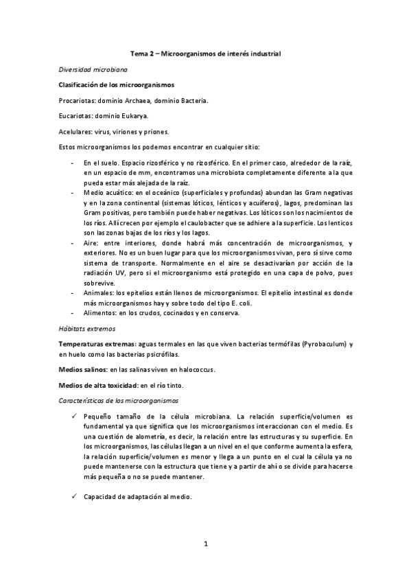 Miniatura del documento Tema 2. Microorganismos de interés industrial.pdf