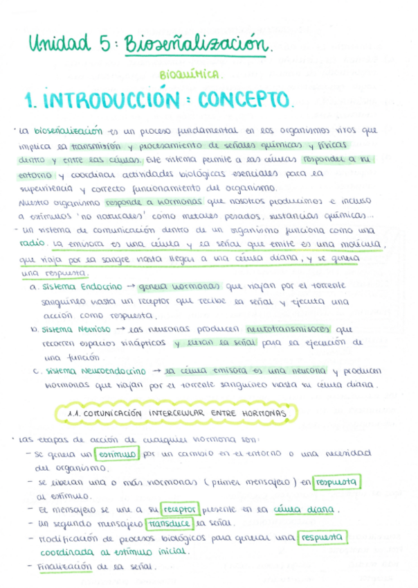 Miniatura del documento Unidad 5. Bioseñalización.pdf