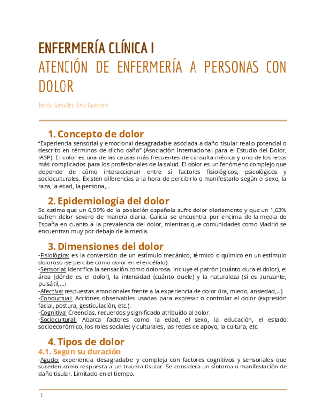 Miniatura del documento Enfermería Clínica I - Tema 2: Atención de enfermería a personas con dolor.pdf