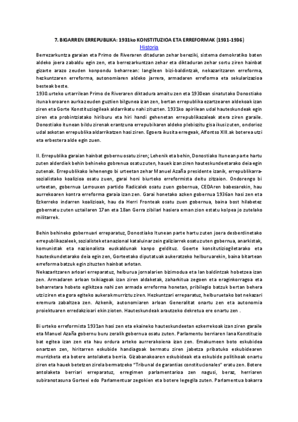 Miniatura del documento 7.-BIGARREN-ERREPUBLIKA-1931ko-KONSTITUZIOA-ETA-ERREFORMAK-1931-1936.pdf