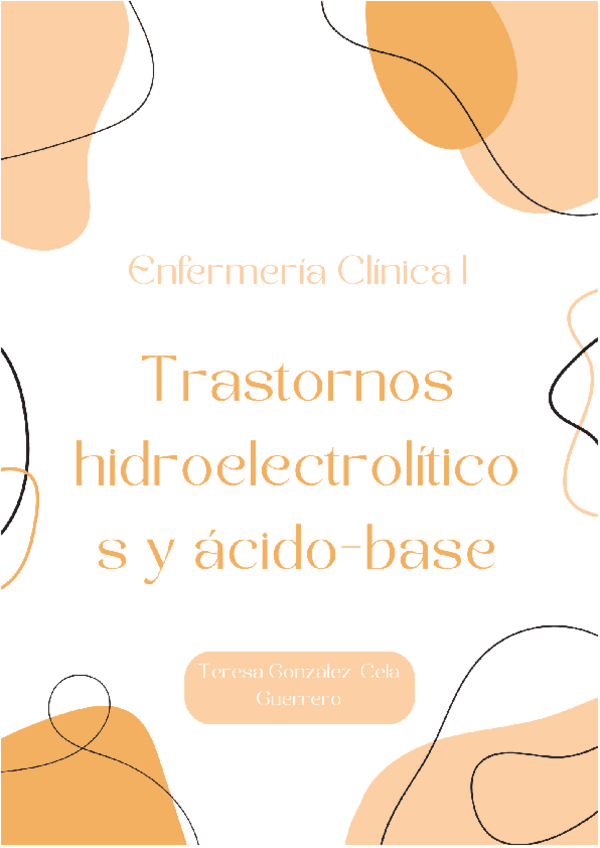Miniatura del documento Enfermería Clínica I _ Tema 3: Trastornos hidroelectrolíticos y ácido-base.pdf