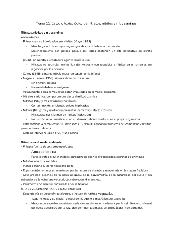 Miniatura del documento Tema-11.-Estudio-toxicologico-de-nitratos-nitritos-y-nitrosaminas.pdf