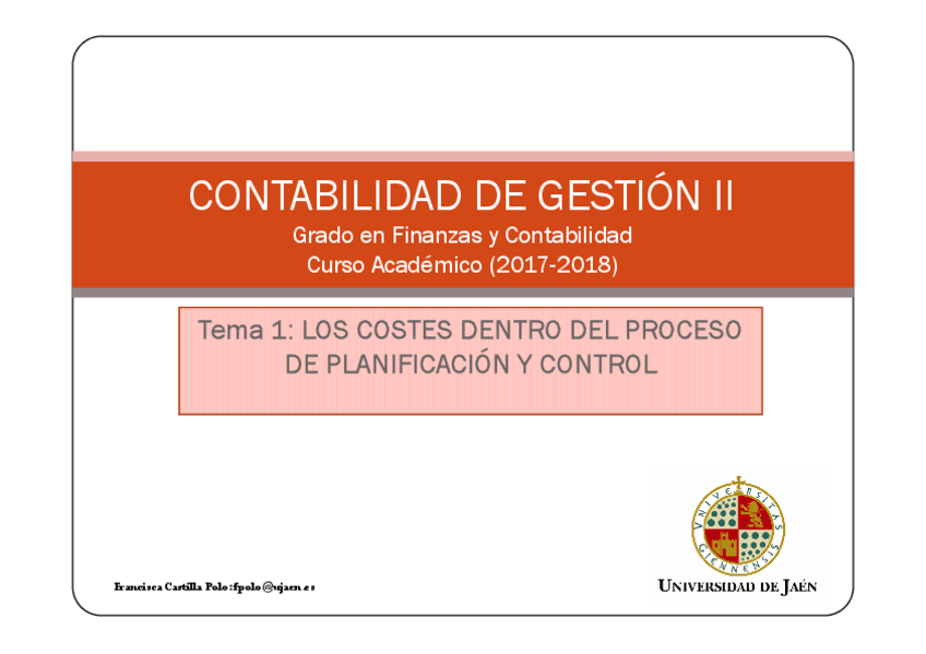 Miniatura del documento Tema 1 LOS COSTES DENTRO DEL PROCESO DE PLANIFICACION Y CONTROL.pdf
