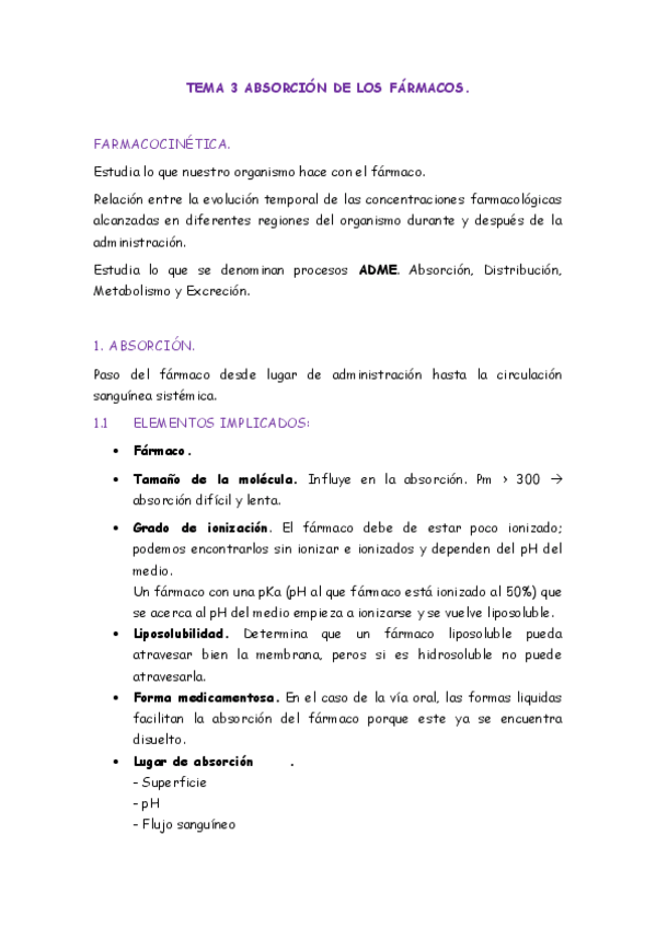 Miniatura del documento Tema 03 Absorción de los fármacos.pdf