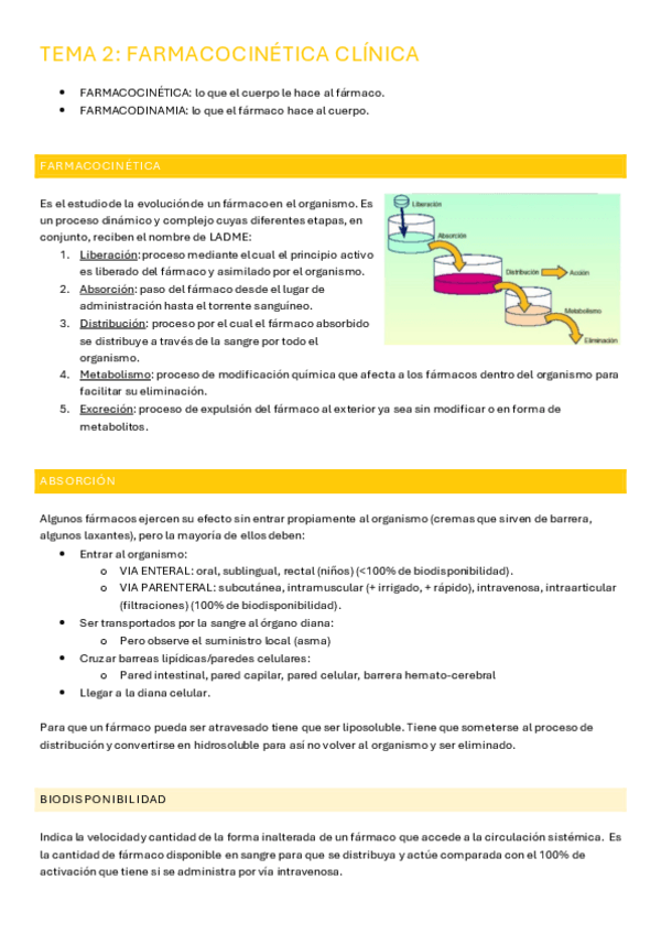 Miniatura del documento TEMA 2: FARMACOCINÉTICA CLÍNICA.pdf