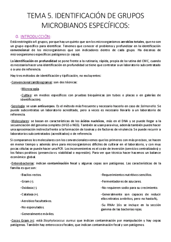 Miniatura del documento Tema 5. Identifiación de grupos microbianos específicos..pdf