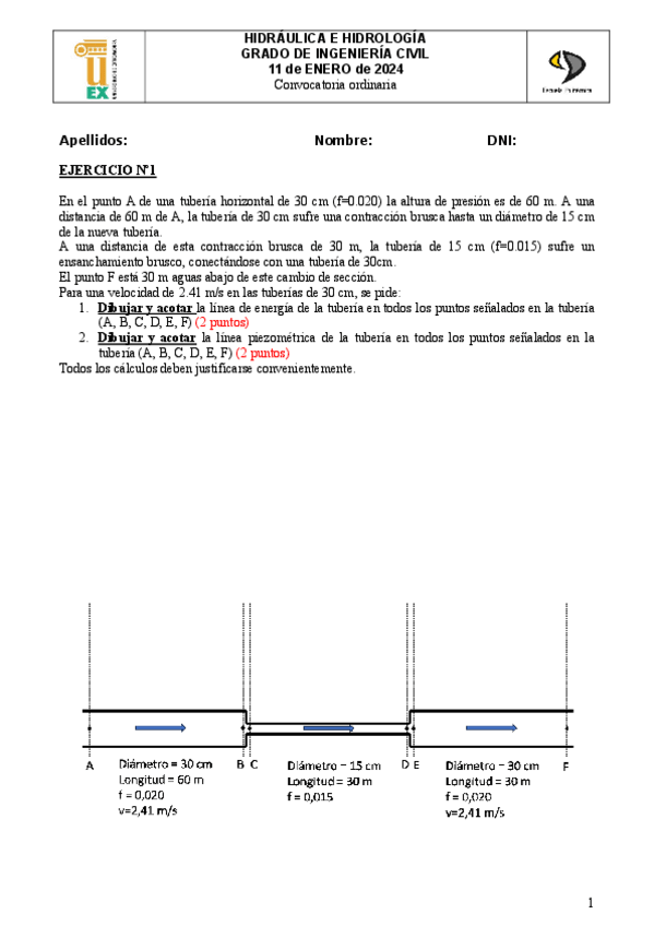 Miniatura del documento EXAMENHIDRAULICAORDINARIO-ENERO-2024.pdf