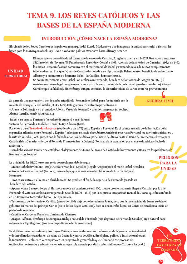 Miniatura del documento Tema-9.-Los-Reyes-Catolicos-y-las-bases-de-la-Espana-Moderna.pdf