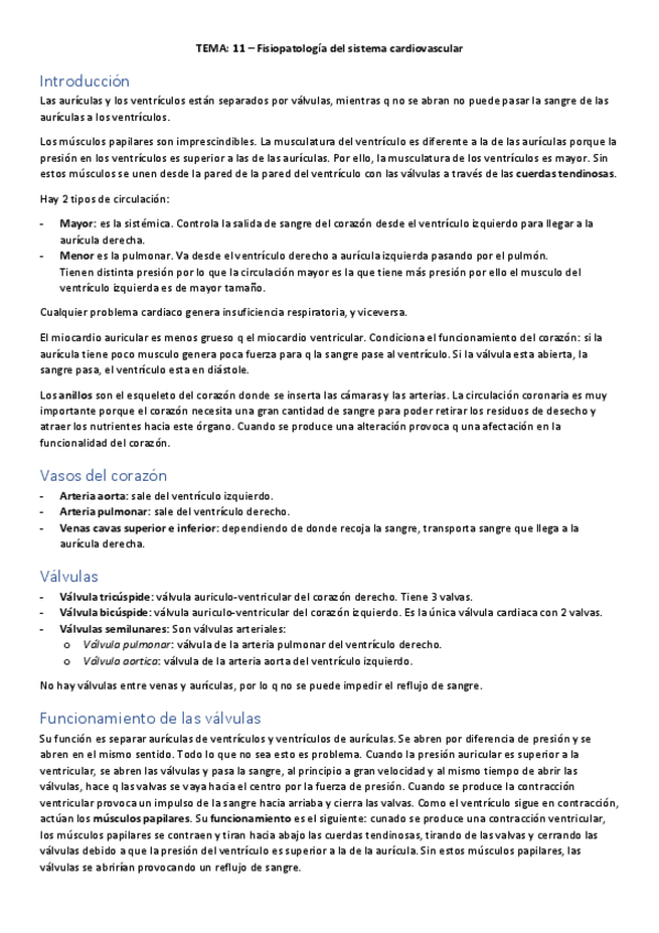 Miniatura del documento TEMA11 – Fisiopatología del sistema cardiovascular.pdf