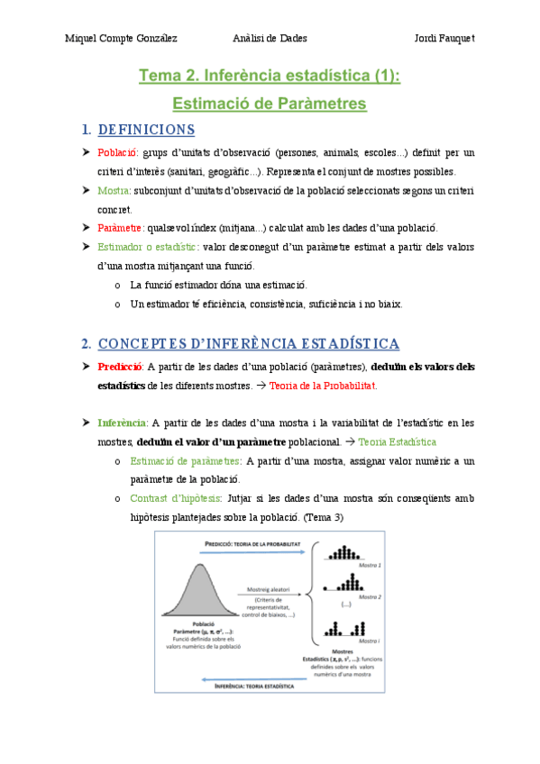 Miniatura del documento TEMA 2. Inferència estadística (1)-  Estimació de Paràmetres .pdf