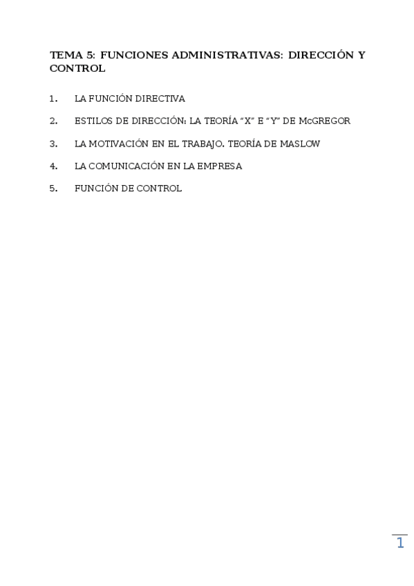 Miniatura del documento TEMA 5 - FUNCIONES ADMINISTRATIVAS DIRECCIÓN Y CONTROL.docx