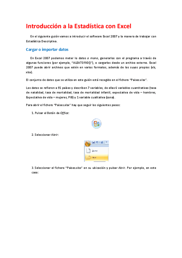 Miniatura del documento Manual de EXCEL para Estadística.pdf