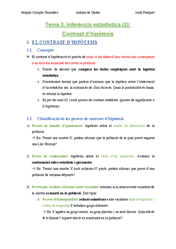 Miniatura del documento TEMA 3 Inferència estadística (2) - Contrast d'hipòtesis.pdf