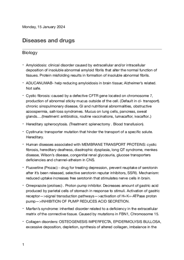 Miniatura del documento Biology.-diseases-and-drugs-MUST-KNOW-for-the-final-test.pdf