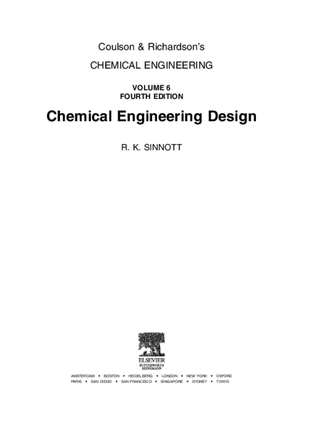 Miniatura del documento chemicalengineeringdesignfourtheditionchemicalengineeringvolume6coulsonamprichardson039schemicalengineering-4.pdf