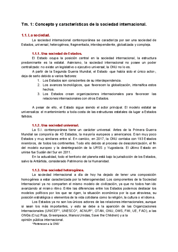 Miniatura del documento Tm. 1. Concepto y características de la sociedad internacional.pdf