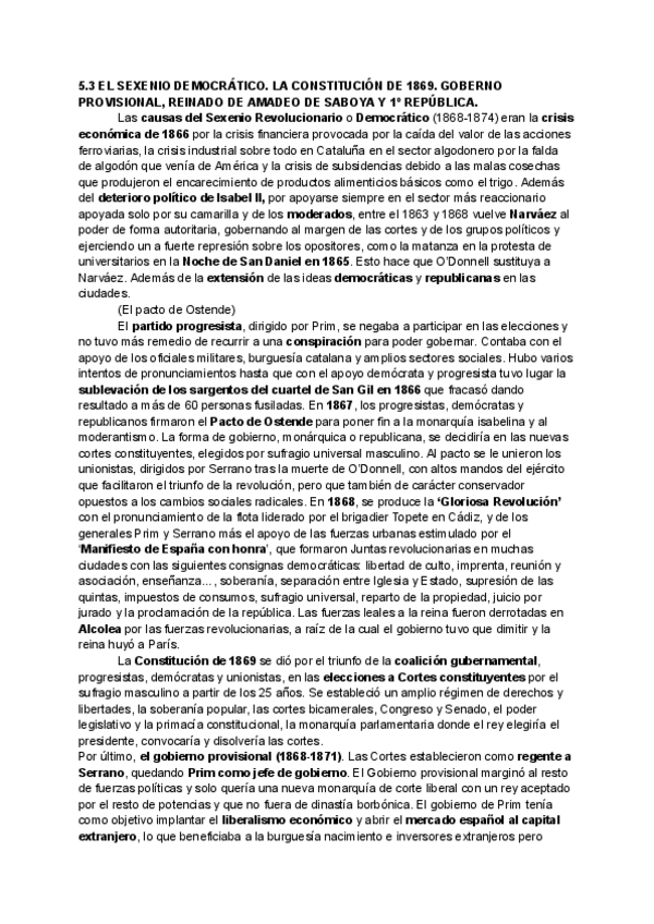 Miniatura del documento 5.3-EL-SEXENIO-DEMOCRATICO.-CONST-1869.-GOBIERNO-PROVISIONAL-REINADO-DE-AMADEO-DE-SABOYA-Y-1-REPUBLICA.pdf