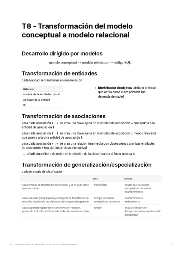 Miniatura del documento T8 - Transformación del modelo conceptual a modelo relacional.pdf