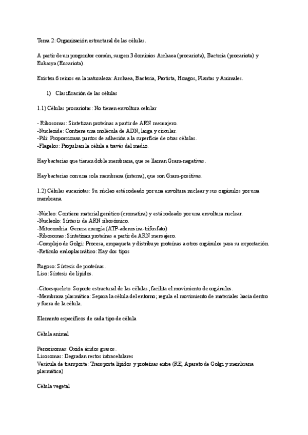 Miniatura del documento Tema-2-Organizacion-estrucutral-de-las-celulas.pdf
