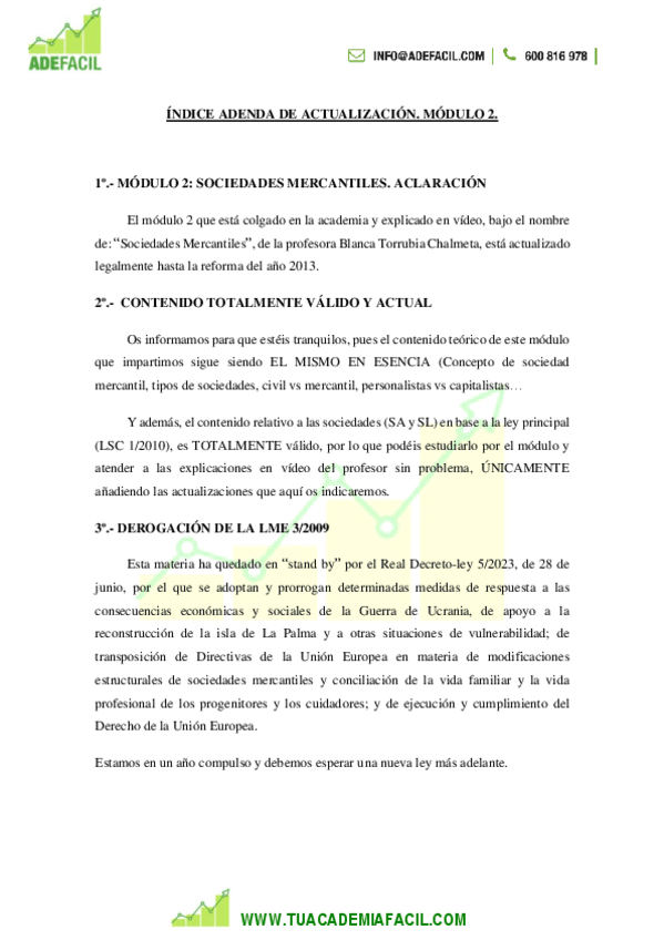 Miniatura del documento INDICE-ADENDA-DE-ACTUALIZACION-DERECHO-DE-EMPRESA.-MODULO-2.-2023-2024.pdf