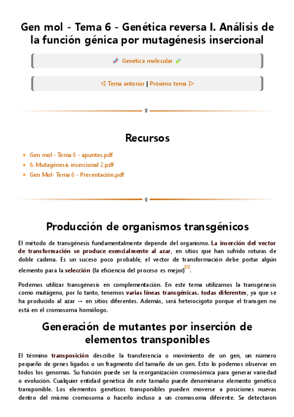 Miniatura del documento Gen-mol-Tema-6-Genetica-reversa-I.-Analisis-de-la-funcion-genica-por-mutagenesis-insercional.pdf