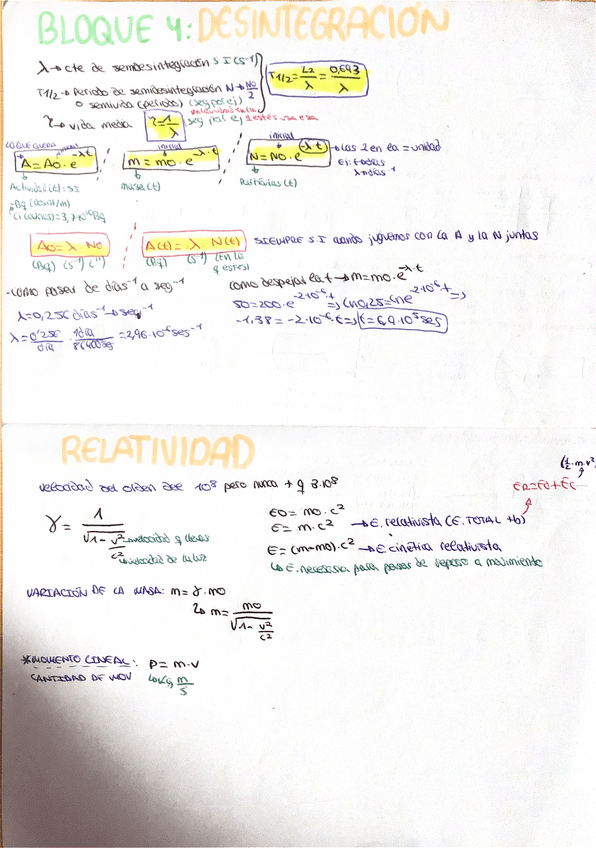 Miniatura del documento Desintegracion + Relatividad.pdf
