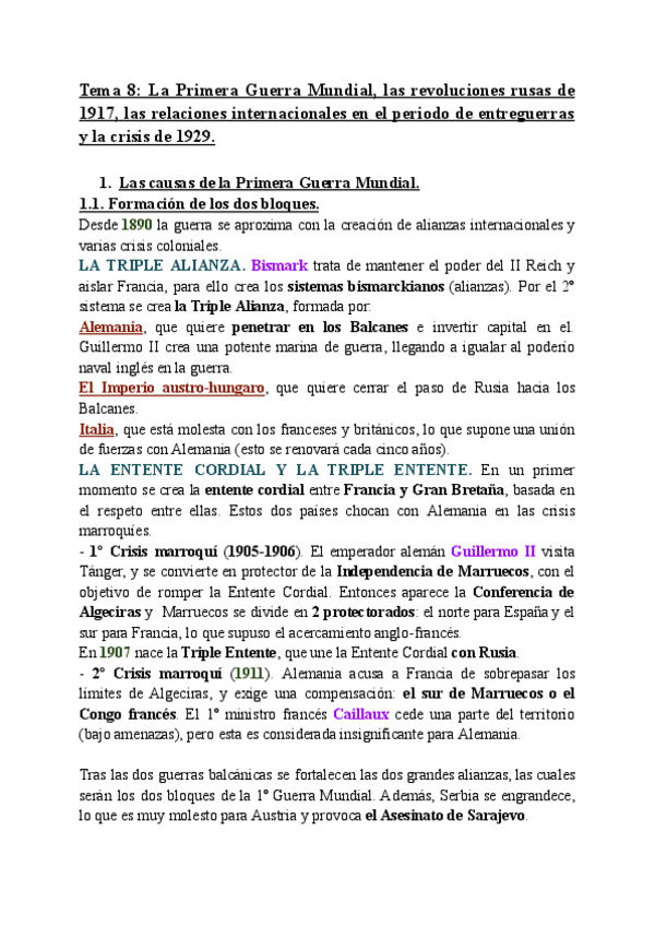 Miniatura del documento TEMA-8-La-Primera-Guerra-Mundial-las-revoluciones-rusas-de-1917-las-relaciones-internacionales-en-el-periodo-de-entreguerras-y-la-crisis-de-1929..pdf