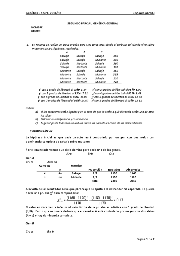 Miniatura del documento Examen Genetica General 2016-17 Segundo parcial resuelto.pdf