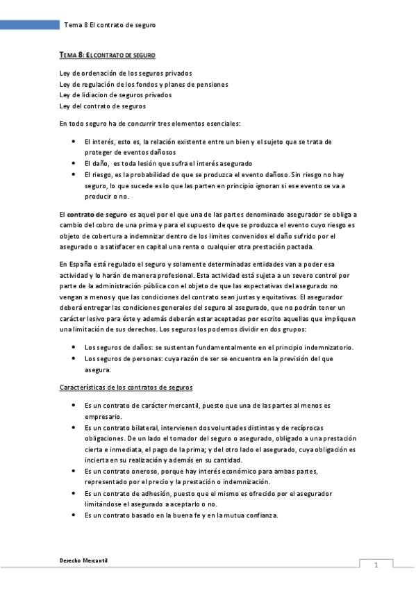 Miniatura del documento Tema 8 El contrato de seguro.pdf