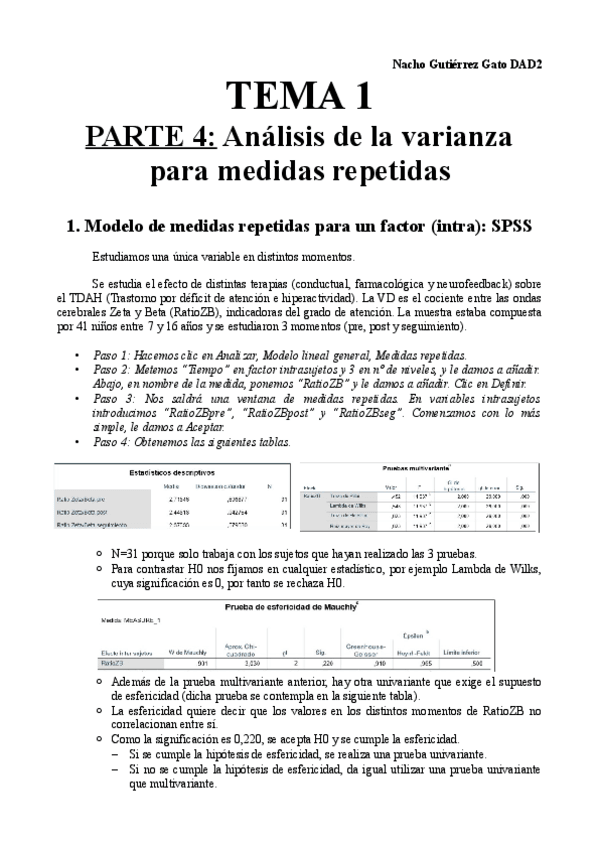 Miniatura del documento Resumen TEMA 1 Parte 4 Análisis de la varianza para medidas repetidas.pdf