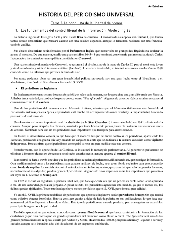 Miniatura del documento Tema 2. La coquista de la prensa. Libertad de prensa.pdf