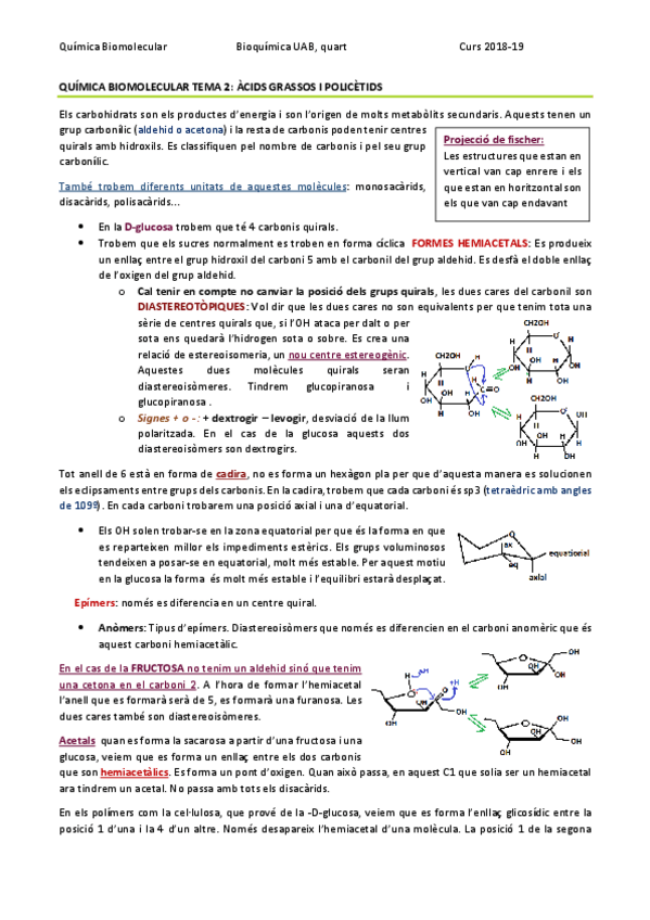Miniatura del documento QUIMICA BIOMOLECULAR TEMA 2 - ÀCIDS GRASSOS I POLICÈTIDS.pdf