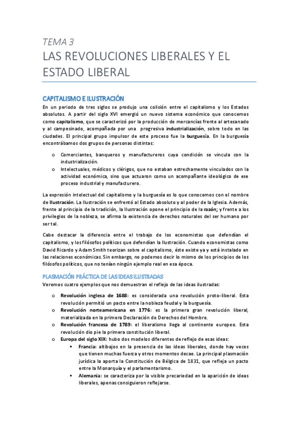 Miniatura del documento Tema 3. Las revoluciones liberales y el Estado liberal.pdf