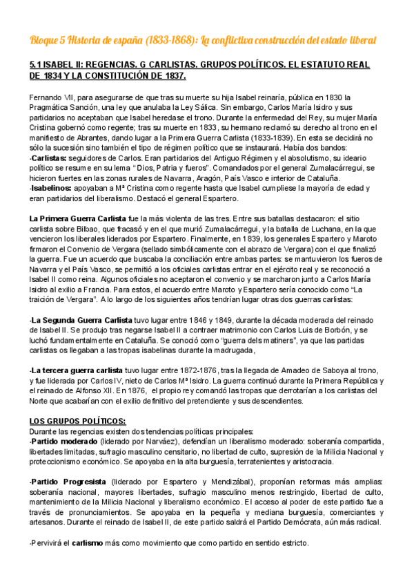 Miniatura del documento Bloque-5-Historia-de-espana-1833-1868-La-conflictiva-construccion-del-estado-liberal.pdf