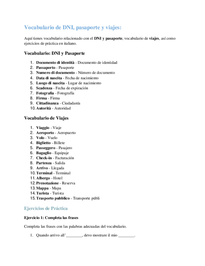 Miniatura del documento Vocabulario-de-datos-personalesDNI-pasaporte-y-viajes..docx