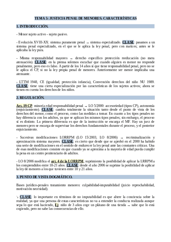 Miniatura del documento Tema-5-Justicia-Penal-de-menores.-Caracteristicas.pdf