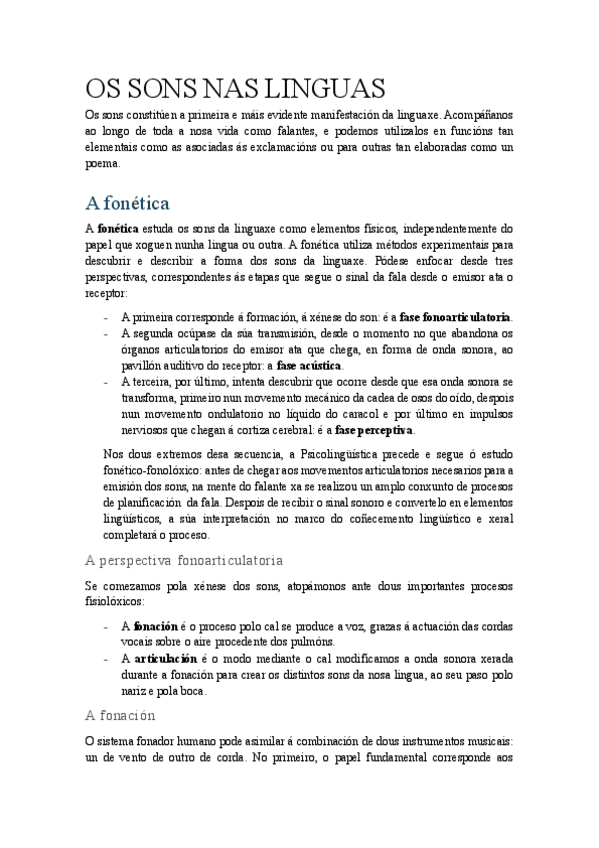 Miniatura del documento Lingüística general - Capitulo 4 - Os sons da linguaxe.pdf