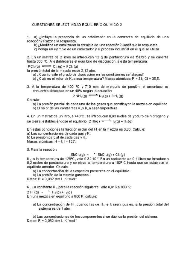 Miniatura del documento CUESTIONES-SELECTIVIDAD-EQUILIBRIO-QUIMICO-2.pdf