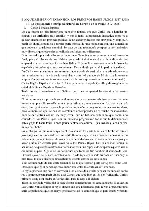 Miniatura del documento BLOQUE-3-IMPERIO-Y-EXPANSION.-LOS-PRIMEROS-HABSBURGOS-1517-1598-Documento-bueno.pdf