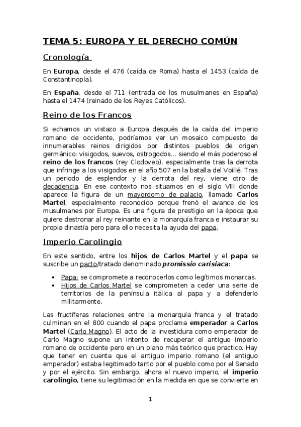 Miniatura del documento TEMA 5 - Europa y el derecho común.docx
