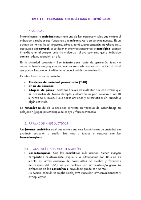 Miniatura del documento Tema 19. Farmacos ansioliticos y anestesicos.pdf