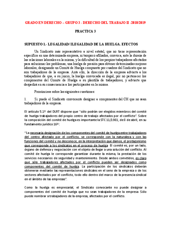 Miniatura del documento PRACTICA 3 - Derecho del trabajo II.pdf