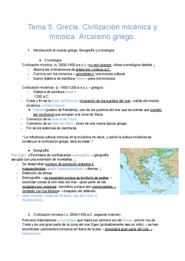 Miniatura del documento Tema-5.-Grecia.-Civilizacion-micenica-y-minoica.-Arcaismo-griego..pdf